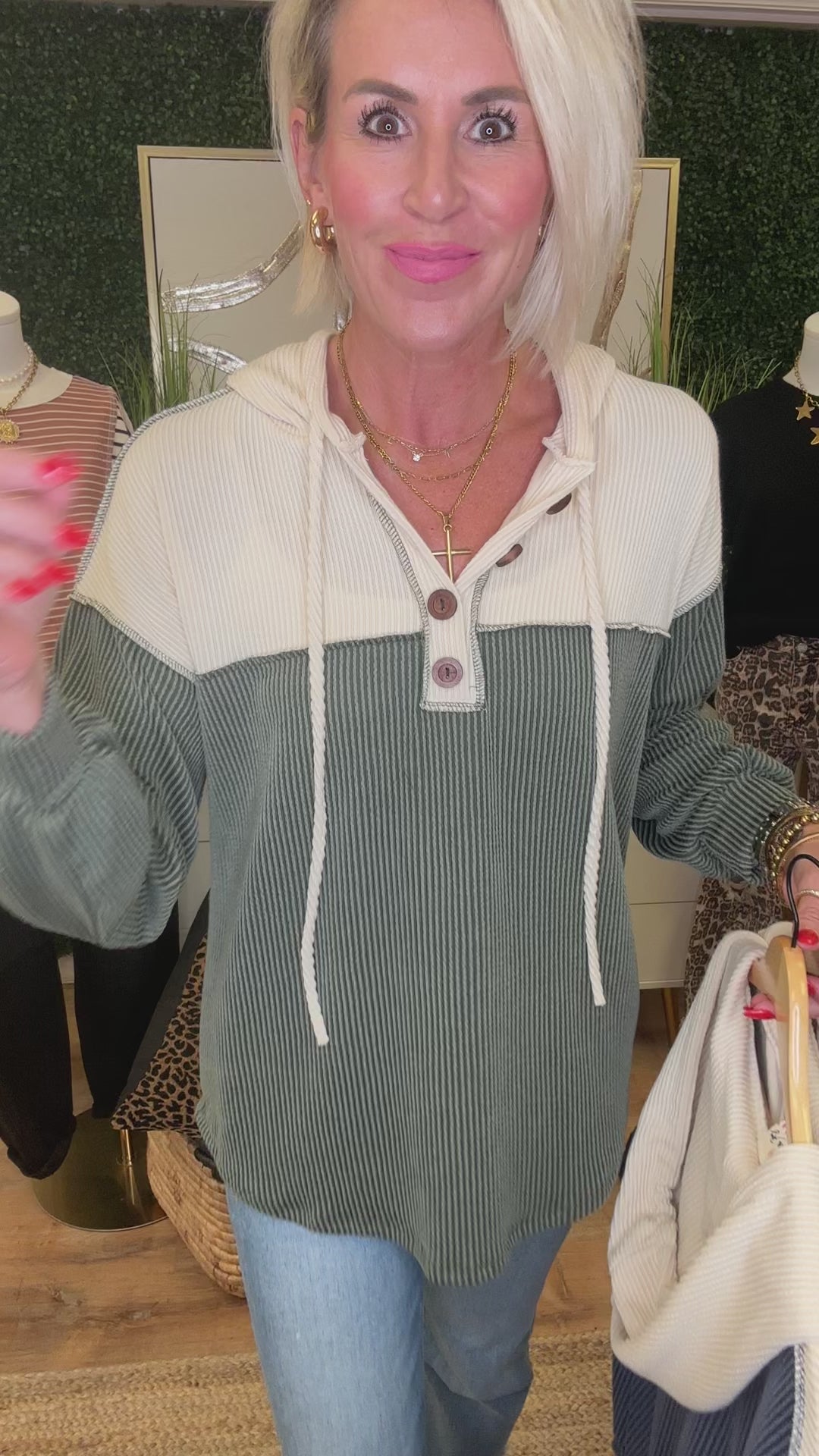 The Brinkley button pullover