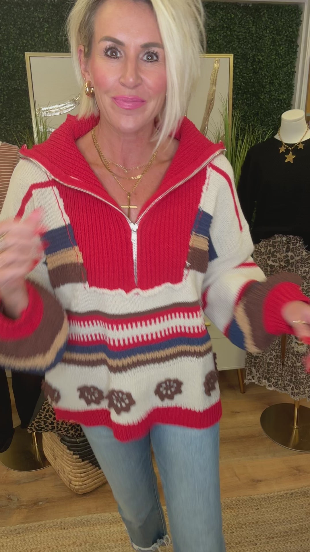 Mountain air pullover