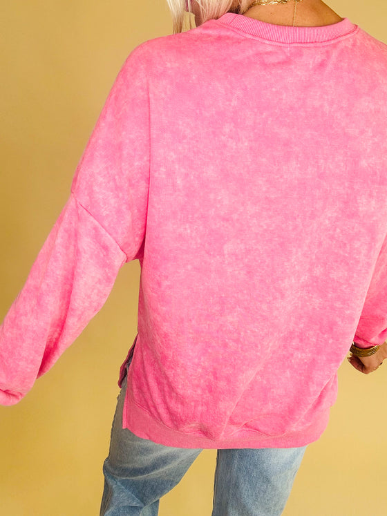 The piper pink sweatshirt