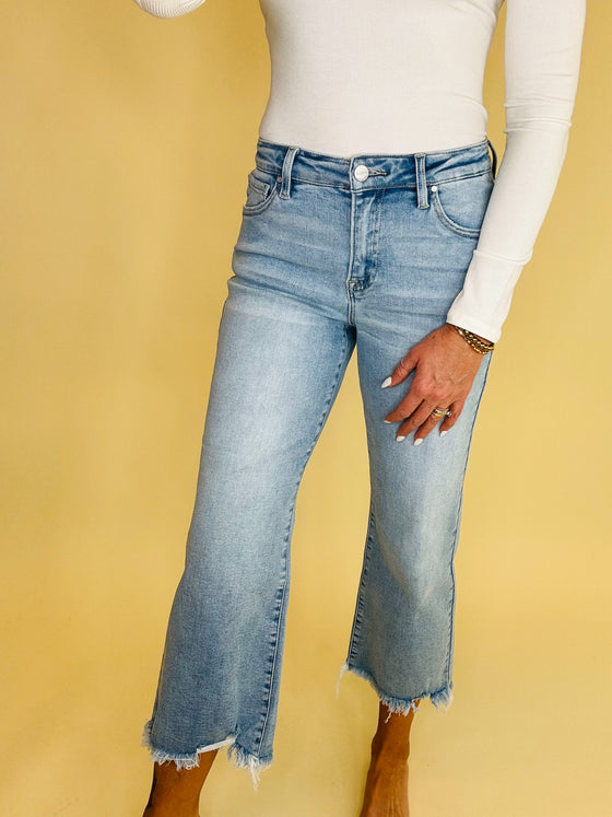 The Gia cropped denim