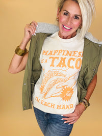 Happiness is tacos tee