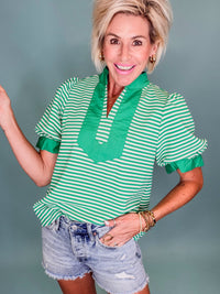 Emerald coast charm top