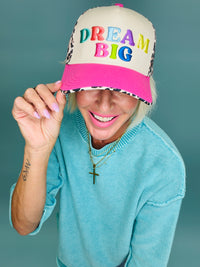 Dream big leopard hat