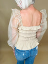 The Delaynie Smocked Top