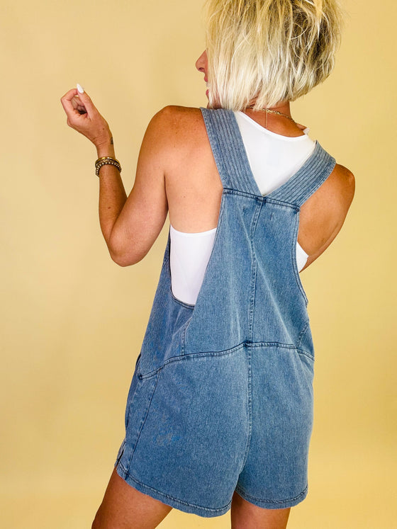 Daydream denim romper