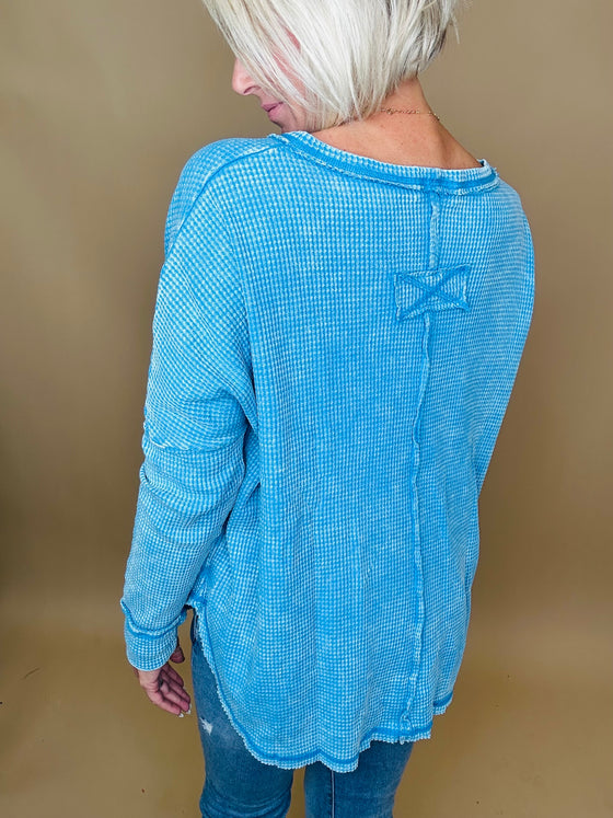 The Wendy waffle top