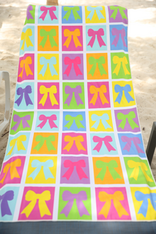  PREORDER-Bow Bonanza Towel, Neon