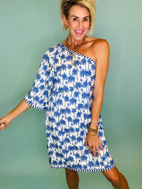 Island breeze one shoulder dress