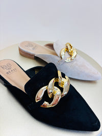 Chic connection mules