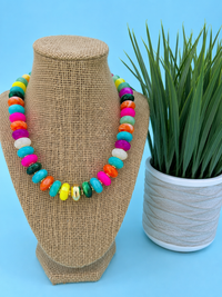Confetti colorful necklace