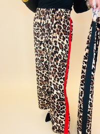 Wild streak leopard pants