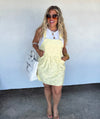Preorder Eta 6/1- sunshine and daisies overall dress