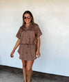 Preorder eta 6/1- hot to spot cheetah skort set