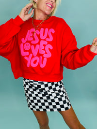 Jesus loves you sweatshirt