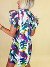 Palm party dress