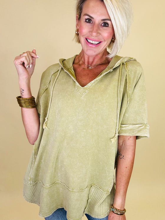 Salty air hoodie top