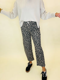 The Kate leopard denim