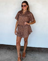 Preorder eta 6/1- hot to spot cheetah skort set