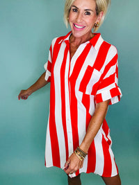 Red hot summer dress