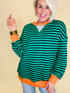 Gentry stripe top