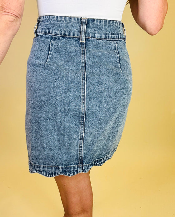 The tinsleigh denim skirt