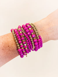 Colorful stretch bracelet/ 3 colors