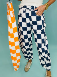 Check into fall checkered pants