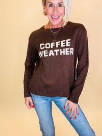 Coffee weather sweater
