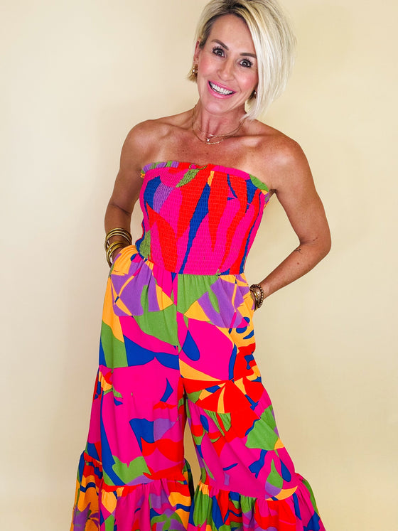 Tropic like it's hot jumpsuit