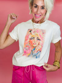 Dolly rhinestone tee