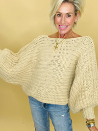 Too glam to give a yam sweater/ 2 colors