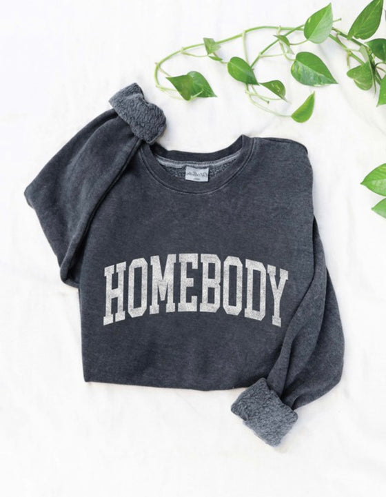 Homebody mineral washed sweatshirt