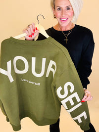 Be yourself sweatshirt