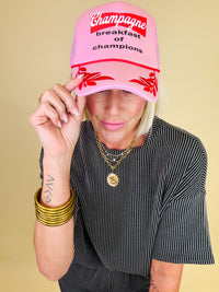 Champagne breakfast of champions hat