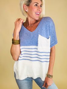  The Jocelyn top periwinkle