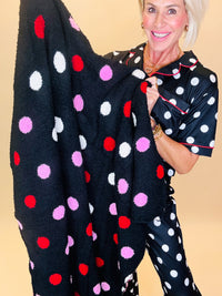 Dotty darling polka dot blanket