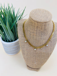 Chloe crystal necklace