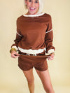 The Giselle skort set brown