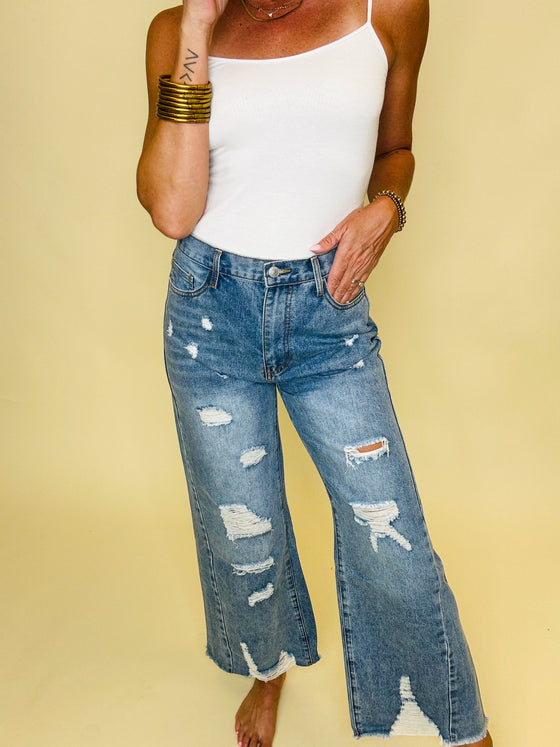 The diva distressed Flare