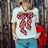 Bow heart tee