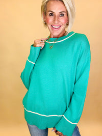 Aqua whisper sweater