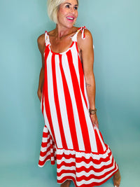 Coral coast maxi dress