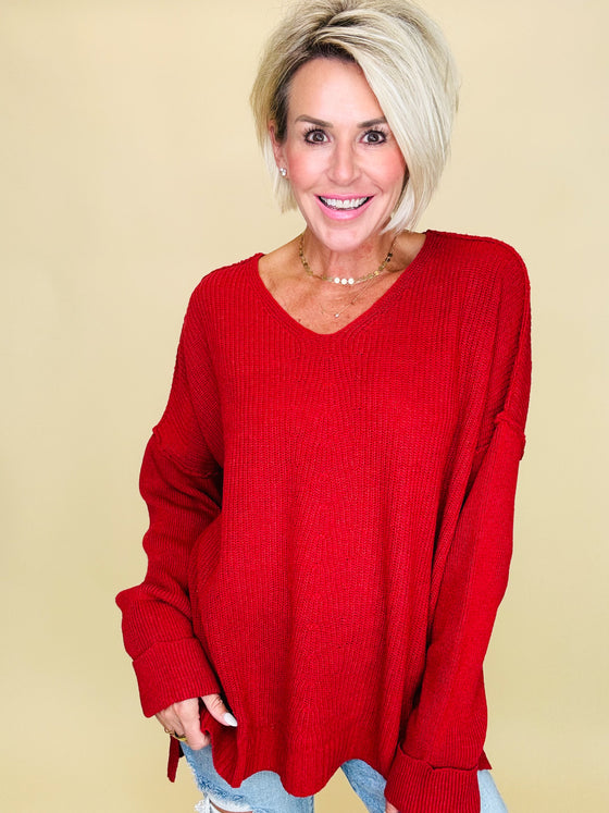 Warm me up vneck sweater