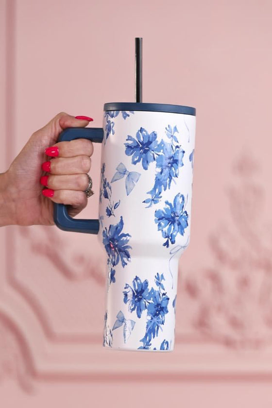 Blossom floral tumbler