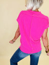 Sunny side ribbed tee