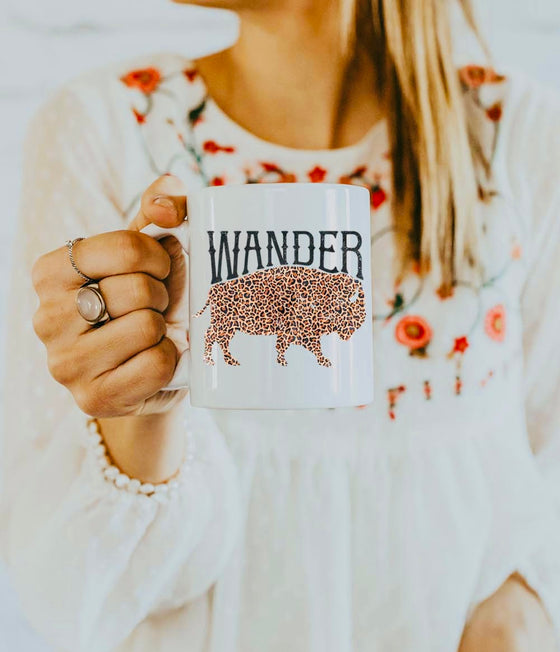 Wander coffee mug