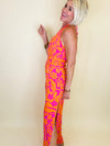 Sunset sizzle halter jumpsuit