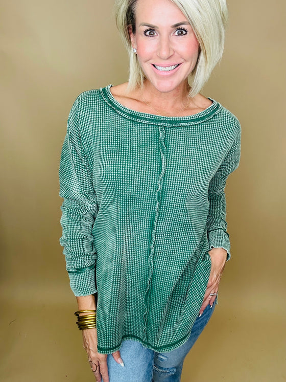 The Wendy waffle top