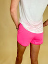 Solid Neon Pink Everyday Shorts