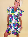 Palm party dress